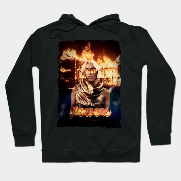 Miley Cyrus Flowers House Fire Hoodie by MairlaStore